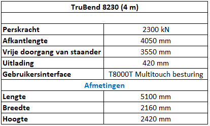 TruBend 8230 (4m)