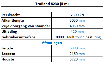 TruBend 8230 (5m)