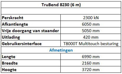 TruBend 8230 (6m)