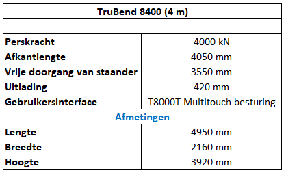 TruBend 8400 (4m)