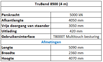 TruBend 8500 (4m)