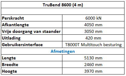 TruBend 8600 (4m)