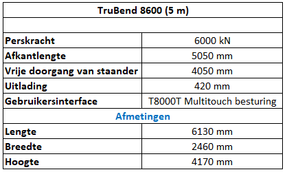 TruBend 8600 (5m)