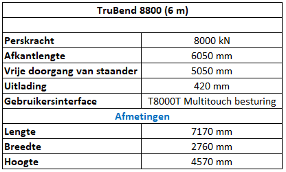 TruBend 8800 (6m)